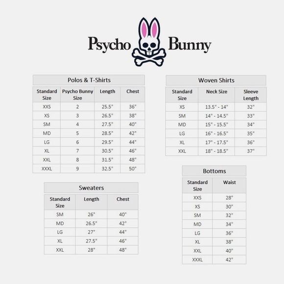 Psycho Bunny White Tee with Purple Design - Picture 7 of 7